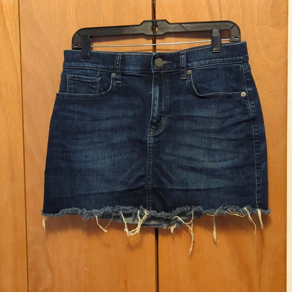Express Denim Mini Skirt